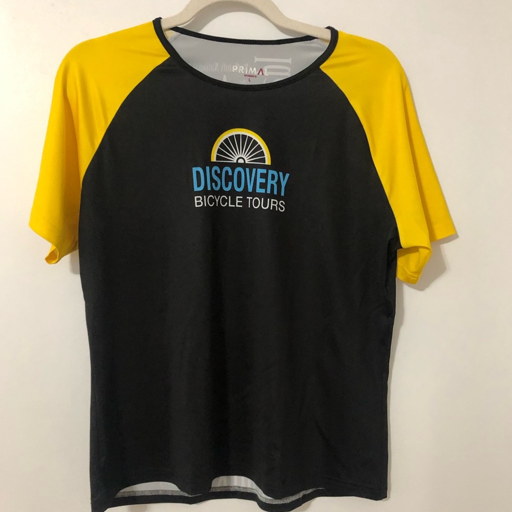 Women’s Primal Cycling Jersey, Discovery Bicycle Tours, Size L